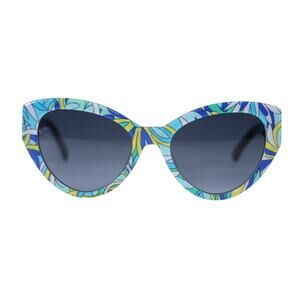 Kate Spade PAISLEIGH Floral Cat Eye Sunglasses - Blue Flower Print - NWT